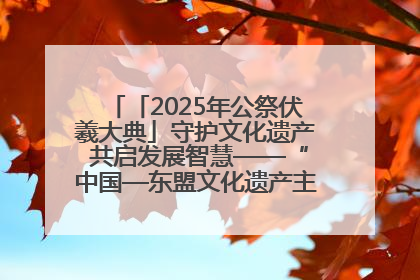 「2025年公祭伏羲大典」守护文化遗产 共启发展智慧——“中国—东盟文化遗产主题对话”侧记