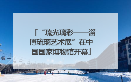 “琉光璃彩——淄博琉璃艺术展”在中国国家博物馆开幕