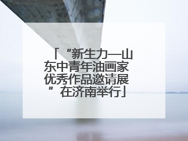 “新生力—山东中青年油画家优秀作品邀请展”在济南举行
