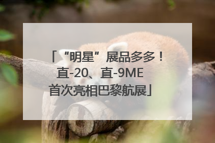 “明星”展品多多！直-20、直-9ME首次亮相巴黎航展