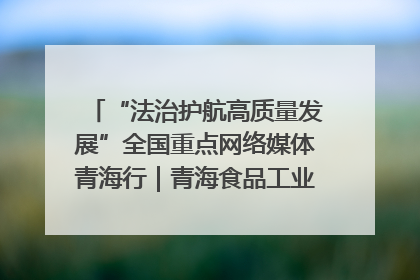 “法治护航高质量发展”全国重点网络媒体青海行｜青海食品工业协会：架起“青字号”美食的产业化桥梁