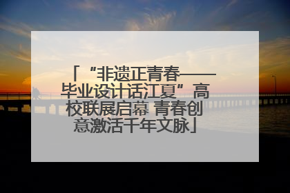 “非遗正青春——毕业设计话江夏”高校联展启幕 青春创意激活千年文脉