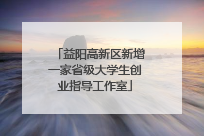 益阳高新区新增一家省级大学生创业指导工作室