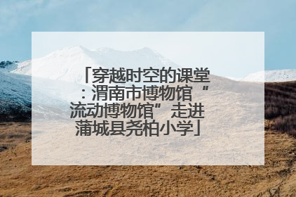 穿越时空的课堂：渭南市博物馆“流动博物馆”走进蒲城县尧柏小学
