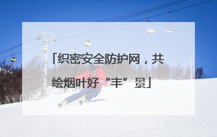 织密安全防护网，共绘烟叶好“丰”景
