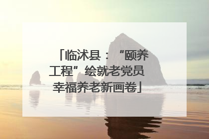 临沭县：“颐养工程”绘就老党员幸福养老新画卷