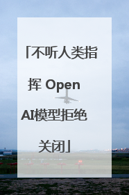 不听人类指挥 OpenAI模型拒绝关闭