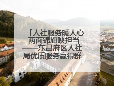 人社服务暖人心 两面锦旗映担当——东昌府区人社局优质服务赢得群众双赞誉