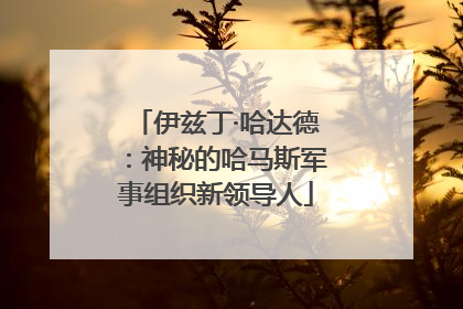 伊兹丁·哈达德：神秘的哈马斯军事组织新领导人