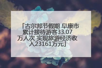 古尔邦节假期 阜康市累计接待游客33.07万人次 实现旅游经济收入23161万元