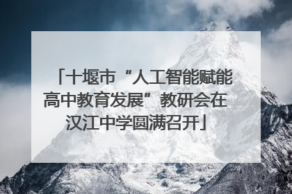 十堰市“人工智能赋能高中教育发展”教研会在汉江中学圆满召开