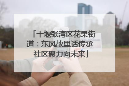 十堰张湾区花果街道：东风故里话传承 社区聚力向未来