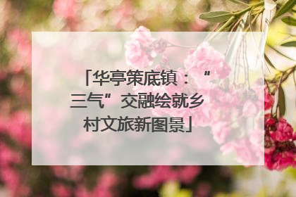 华亭策底镇：“三气”交融绘就乡村文旅新图景