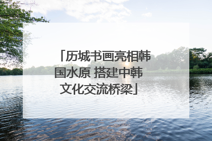 历城书画亮相韩国水原 搭建中韩文化交流桥梁