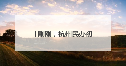 刚刚，杭州民办初中（含民转公学校）今年报名情况公布