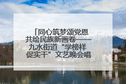 同心筑梦颂党恩 共绘民族新画卷——九水街道“学榜样 促实干”文艺晚会唱响民族团结主旋律