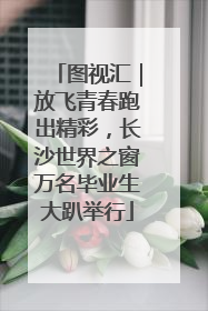 图视汇｜放飞青春跑出精彩，长沙世界之窗万名毕业生大趴举行