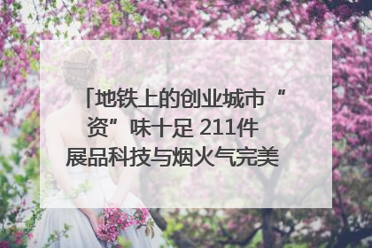 地铁上的创业城市“资”味十足 211件展品科技与烟火气完美融合｜西博视界