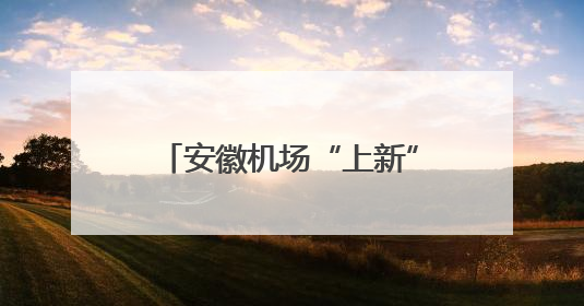 安徽机场“上新”！预计本月试飞