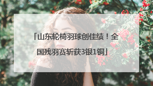 山东轮椅羽球创佳绩！全国残羽赛斩获3银1铜