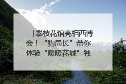 攀枝花馆亮相西博会！“豹局长”带你体验“暖暖花城”独特魅力｜西博视界