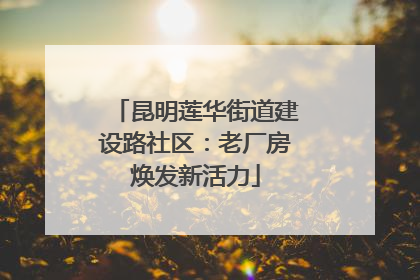 昆明莲华街道建设路社区：老厂房焕发新活力