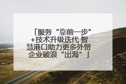 服务“靠前一步”+技术升级迭代 智慧港口助力更多外贸企业破浪“出海”