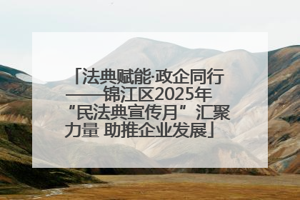 法典赋能·政企同行——锦江区2025年“民法典宣传月”汇聚力量 助推企业发展