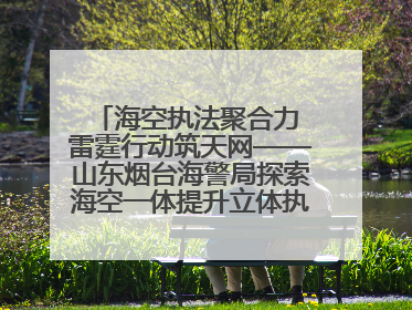 海空执法聚合力 雷霆行动筑天网——山东烟台海警局探索海空一体提升立体执法效能纪实
