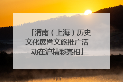 渭南（上海）历史文化展暨文旅推广活动在沪精彩亮相