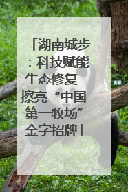湖南城步：科技赋能生态修复 擦亮“中国第一牧场”金字招牌