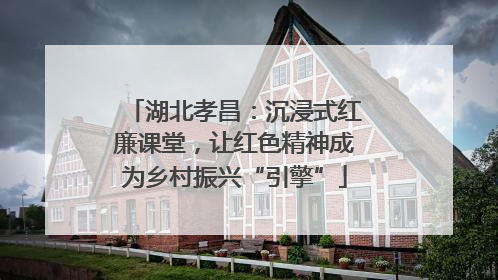 湖北孝昌：沉浸式红廉课堂，让红色精神成为乡村振兴“引擎”