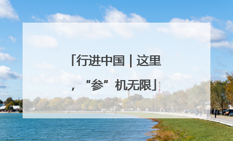 行进中国｜这里，“参”机无限