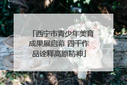 西宁市青少年美育成果展启幕 四千作品诠释高原精神