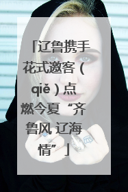 辽鲁携手花式邀客（qiě）点燃今夏“齐鲁风 辽海情”