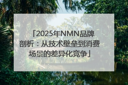 2025年NMN品牌剖析：从技术壁垒到消费场景的差异化竞争