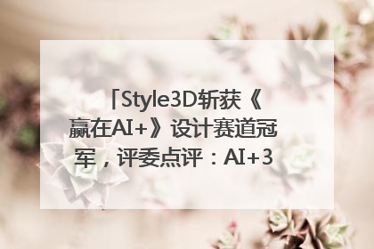 Style3D斩获《赢在AI+》设计赛道冠军，评委点评：AI+3D技术世界第一